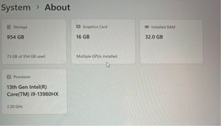 Portátil AORUS 17X i9 RTX 4090 32GB RAM
