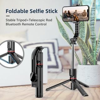 Palo de Selfie inalámbrico L13, 1130mm, versión extendida, Bluetooth, trípode, NUEVO