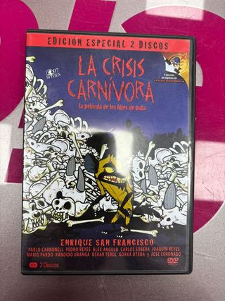 Película Blu_ray peliculas LA CRISIS CARNIVORA