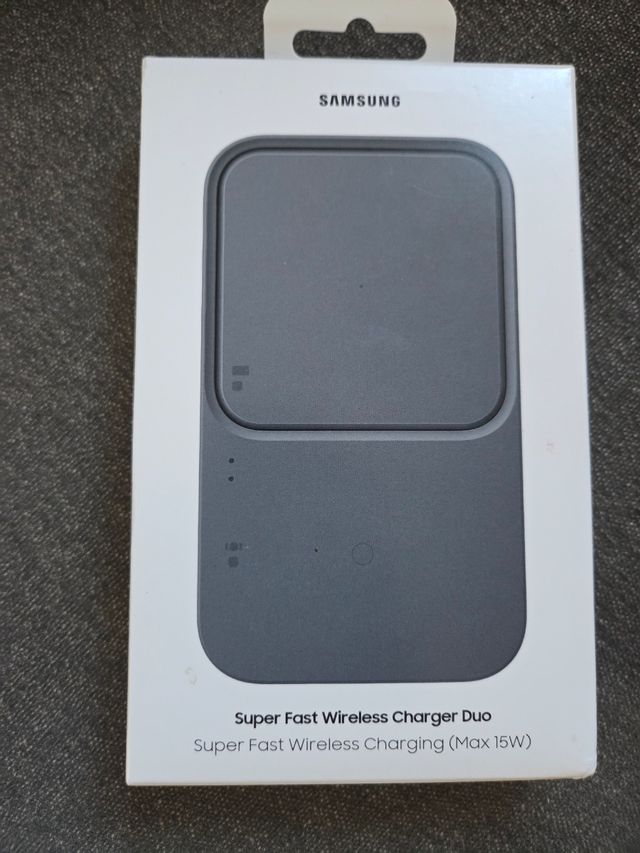 Cargador Inalámbrico Rápido Samsung Duo