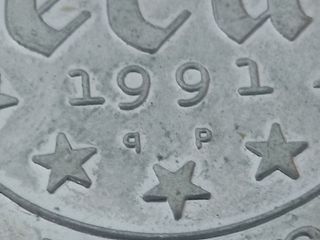 Plata 5 ECU Bélgica Carlomagno Baudouin I