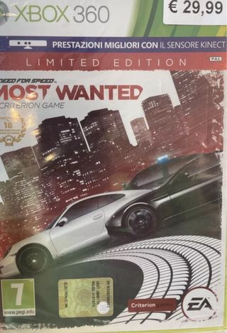 Need For Speed Most Wanted Xbox Limited Edition