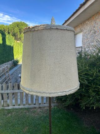 Lámpara de pie vintage forja