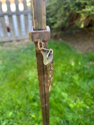 Lámpara de pie vintage forja