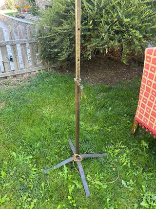 Lámpara de pie vintage forja