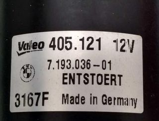 Motor limpia delantero bmw 238006 7193036 serie 1