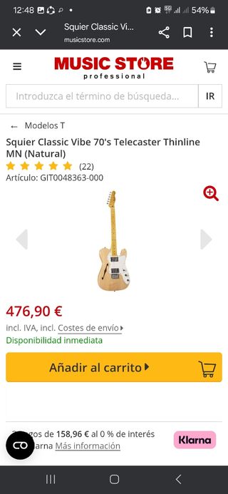 Guitarra Squier Classic Vibe 70s Telecaster
