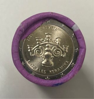 Moneda 2 euros Letonia 2020