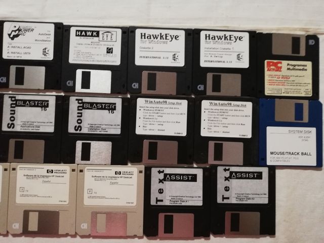 Lote 70 Disquetes usados