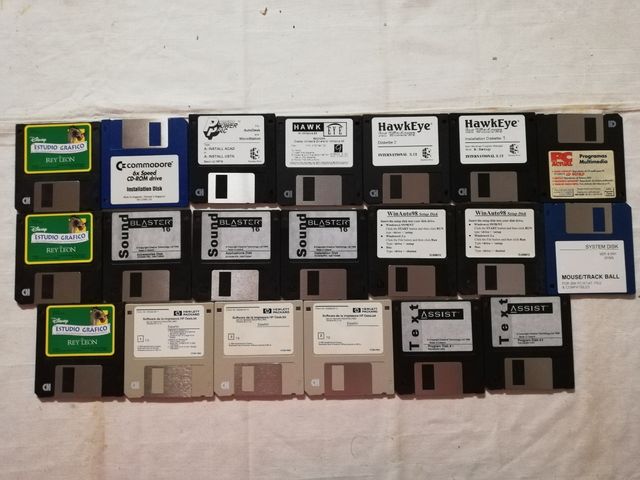 Lote 70 Disquetes usados