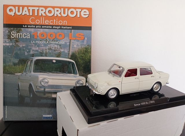 Simca 1000 1969 1:24 Quattroruote Collection