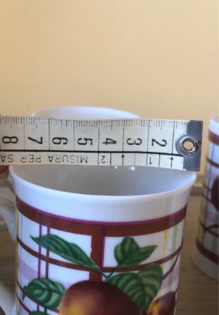 Tazze vintage fantasia frutta