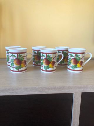 Tazze vintage fantasia frutta