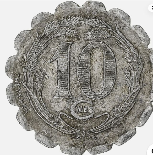 Moneda de necesidad Francia 1921