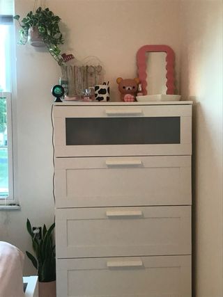 Cómoda 4 cajones Ikea blanca