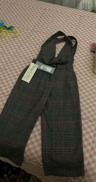 Salopette bimba Miss Grant fantasia quadri