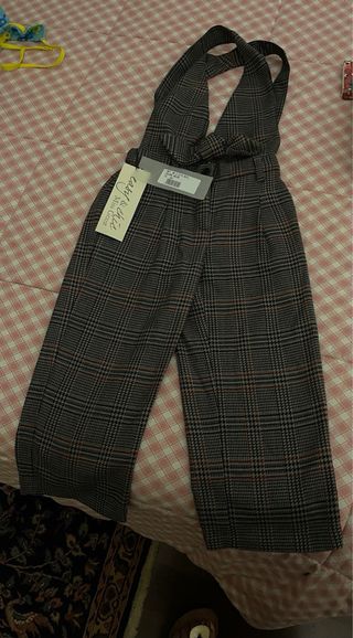 Salopette bimba Miss Grant fantasia quadri