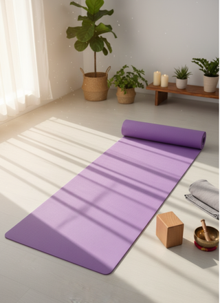 Esterilla violeta Yoga/Pilates 173x61x0,6 cm