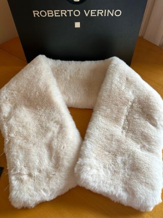 Cuello pelo ROBERTO VERINO blanco, a estrenar
