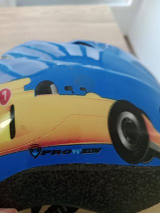 Casco Bicicleta Azul Talla S