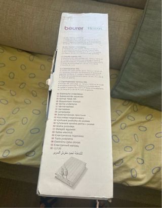 Manta eléctrica maca beurer 1,50x1,40 cms