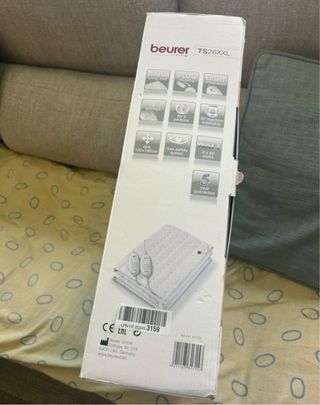 Manta eléctrica maca beurer 1,50x1,40 cms