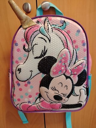 Mochila Minnie Unicornio Lentejuelas