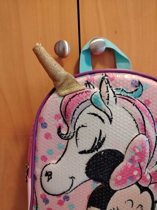 Mochila Minnie Unicornio Lentejuelas