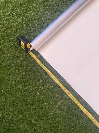 Estor enrollable opaco blanco