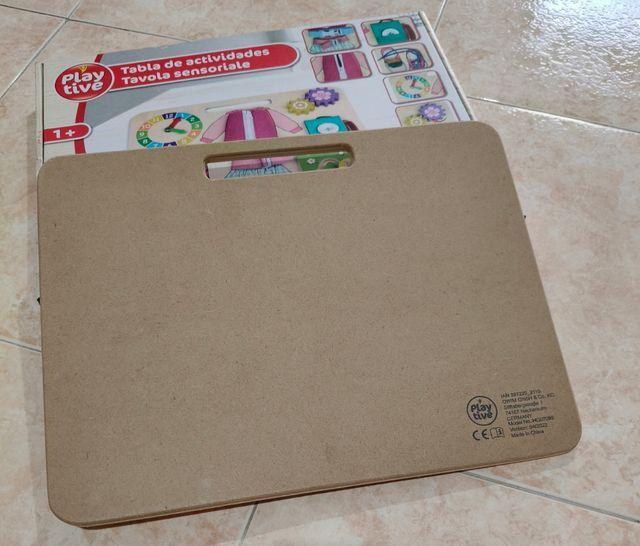 Tabla de actividades sensoriales para niños