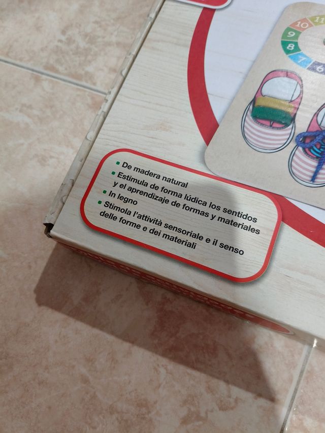 Tabla de actividades sensoriales para niños