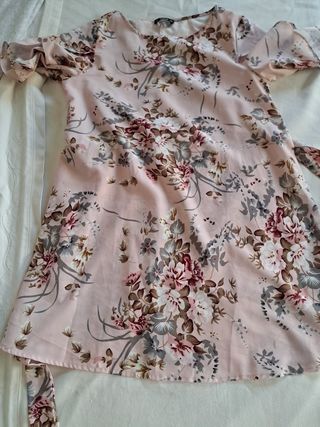 Vestito corto Shein floreale rosa taglia M