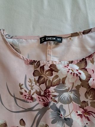 Vestito corto Shein floreale rosa taglia M