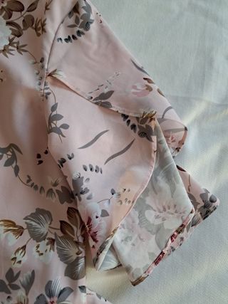 Vestito corto Shein floreale rosa taglia M