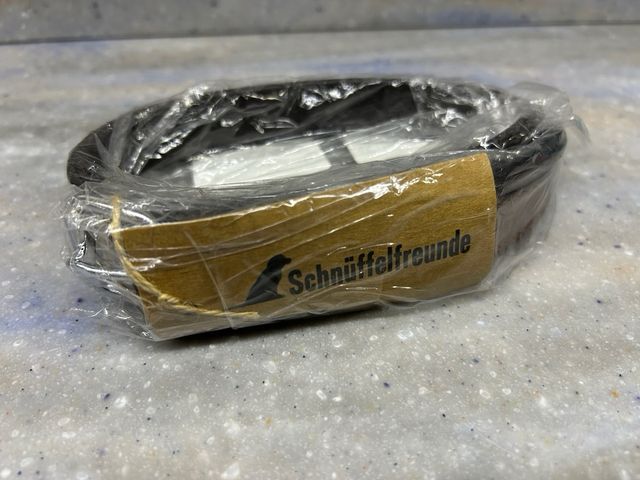 Collare in pelle per cani marrone