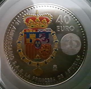 Moneda 40 Euros Plata 2023