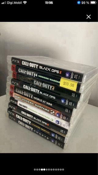 Colección completa Call of Duty PS3