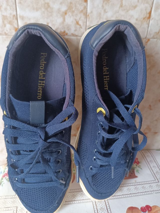 Zapatillas Pedro del Hierro azul