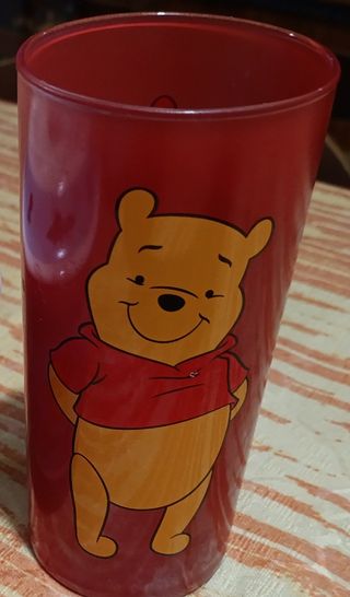 Bicchiere Winnie the Pooh rosso