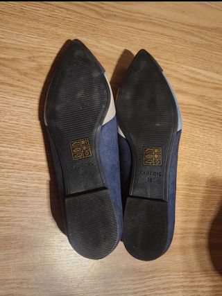 Bailarinas Parfois ante azul 3 colores