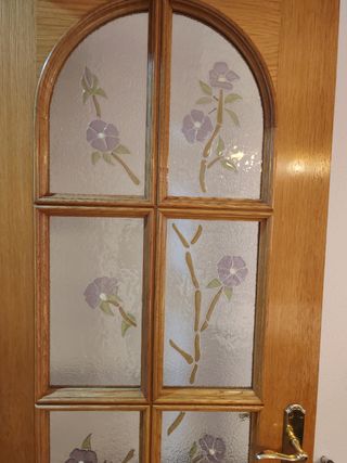 Puertas de Roble Macizo con Cristal