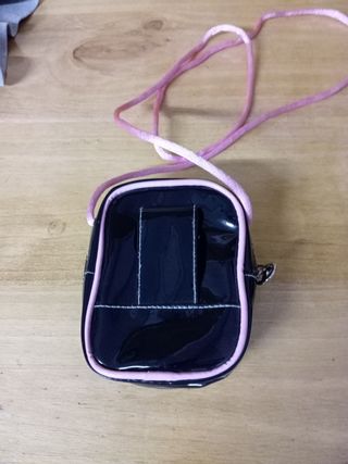 Bolsito Hello Kitty Negro y Rosa