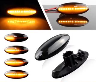Intermitentes  dinámicos led Negros Toyota