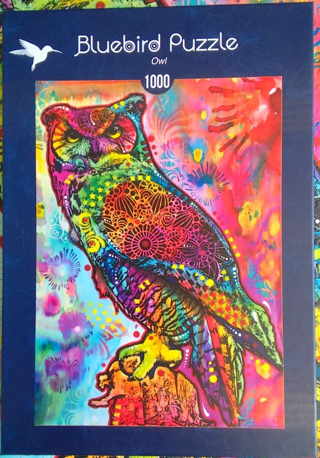 Puzzle Bluebird Owl 1000 piezas