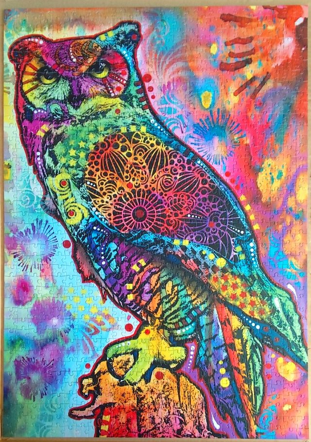 Puzzle Bluebird Owl 1000 piezas