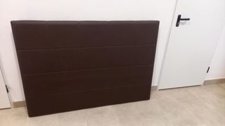 Cabecero Cama Matrimonio Polipiel Marrón