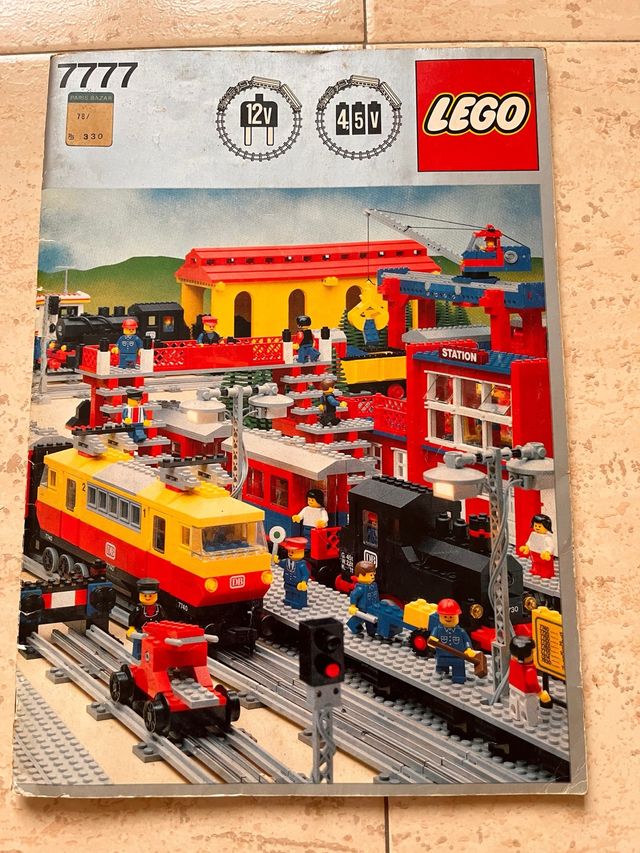 Lego 12v Trains 80s Lego Train Set Catálogo LEGO Trenes Años 80s