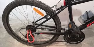 Bicicleta Montaña B'TWIN 24” Negra/Roja