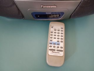 Radio Cassette CD Panasonic Gris/Plata