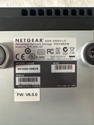 Netgear ReadyNAS 102 - NAS 2 alloggiamenti + 2 dischi